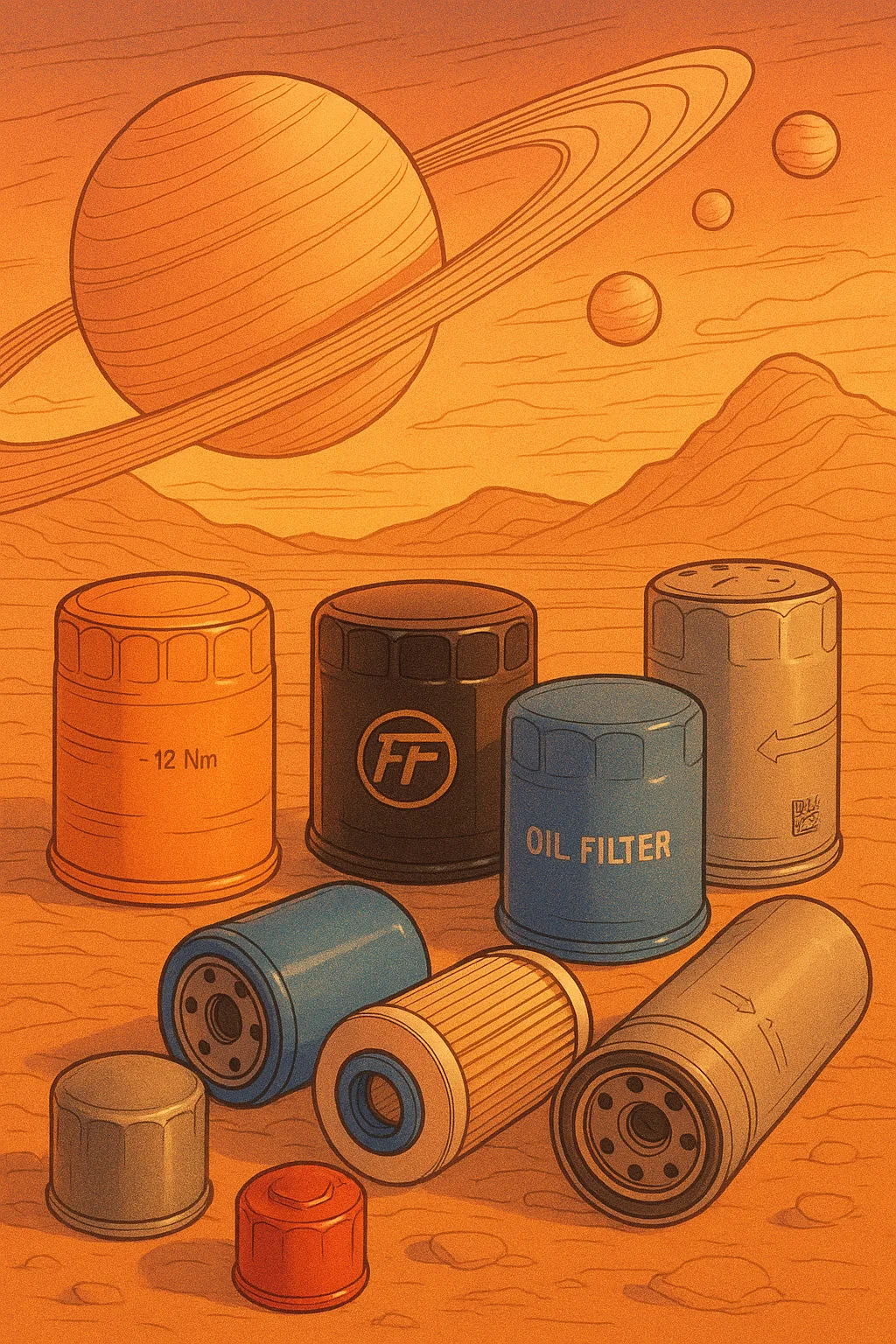 On an Alien Planet Adorned with Prominent Rings