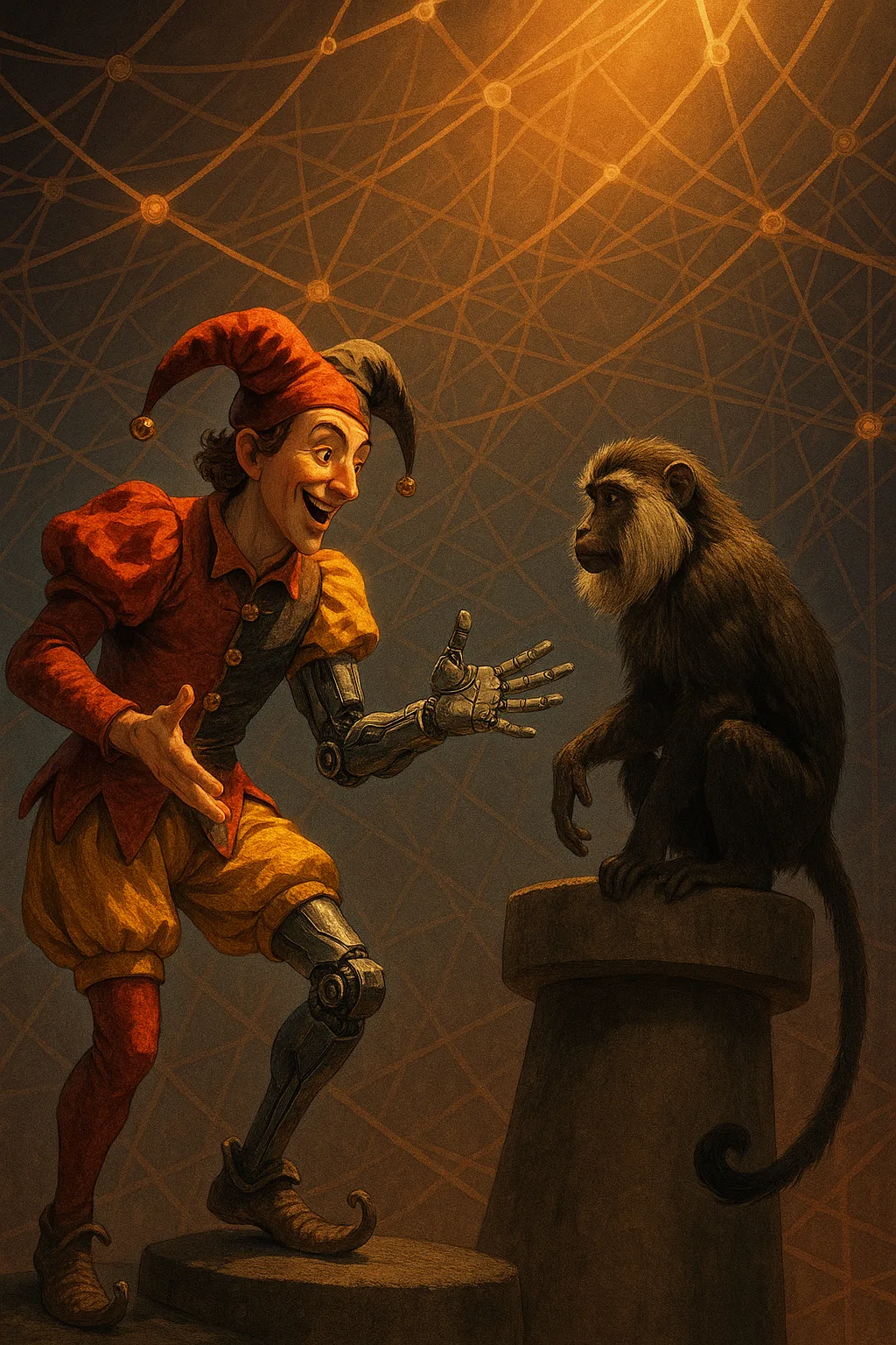 Charismatic Jester in Shorts