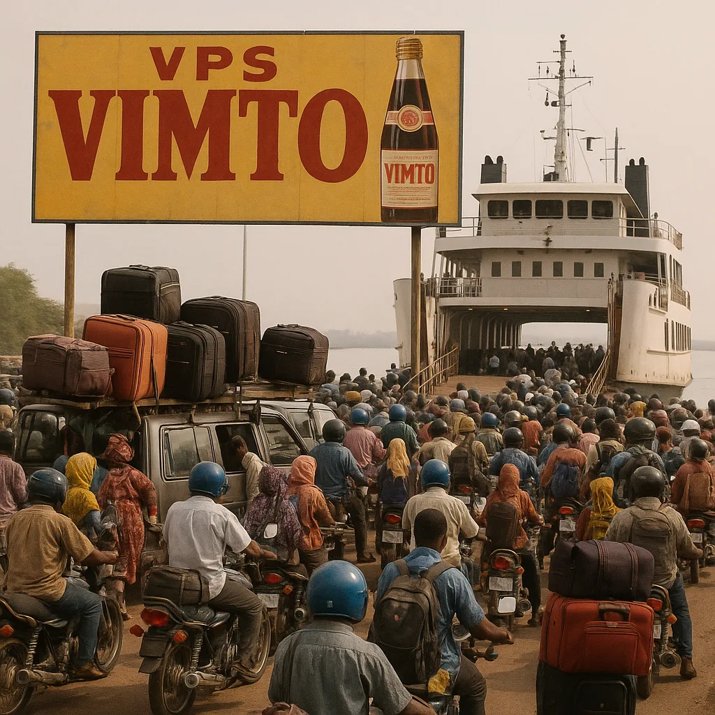 Crowded Scene of People
