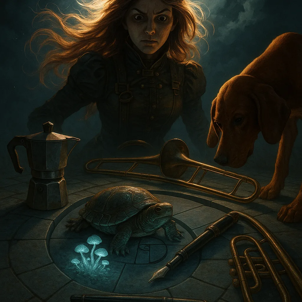 Towering Steampunk Woman