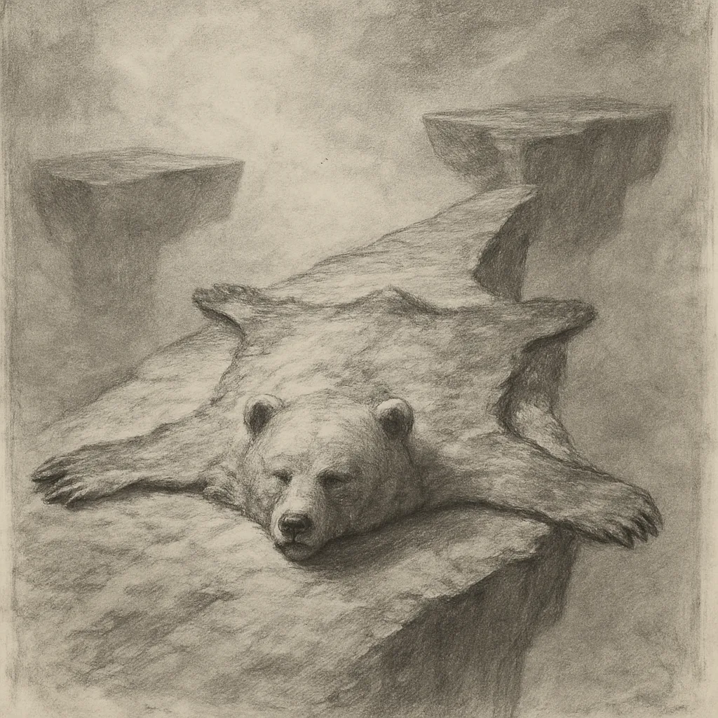 Erased Drawing Shows a Bearskin on Surreal