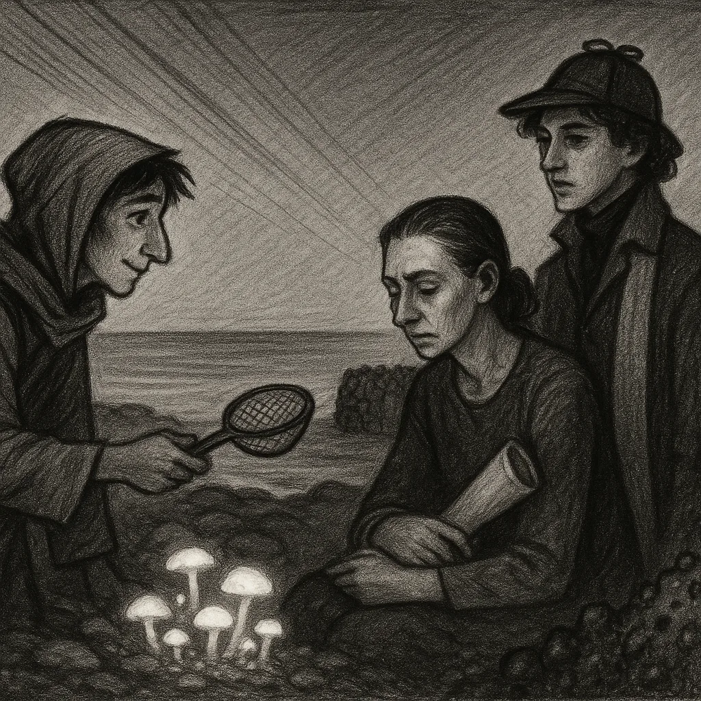 Charcoal-sketched Nomadic Youth