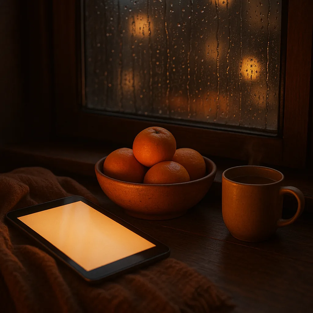 Tranquil Rainy Setting