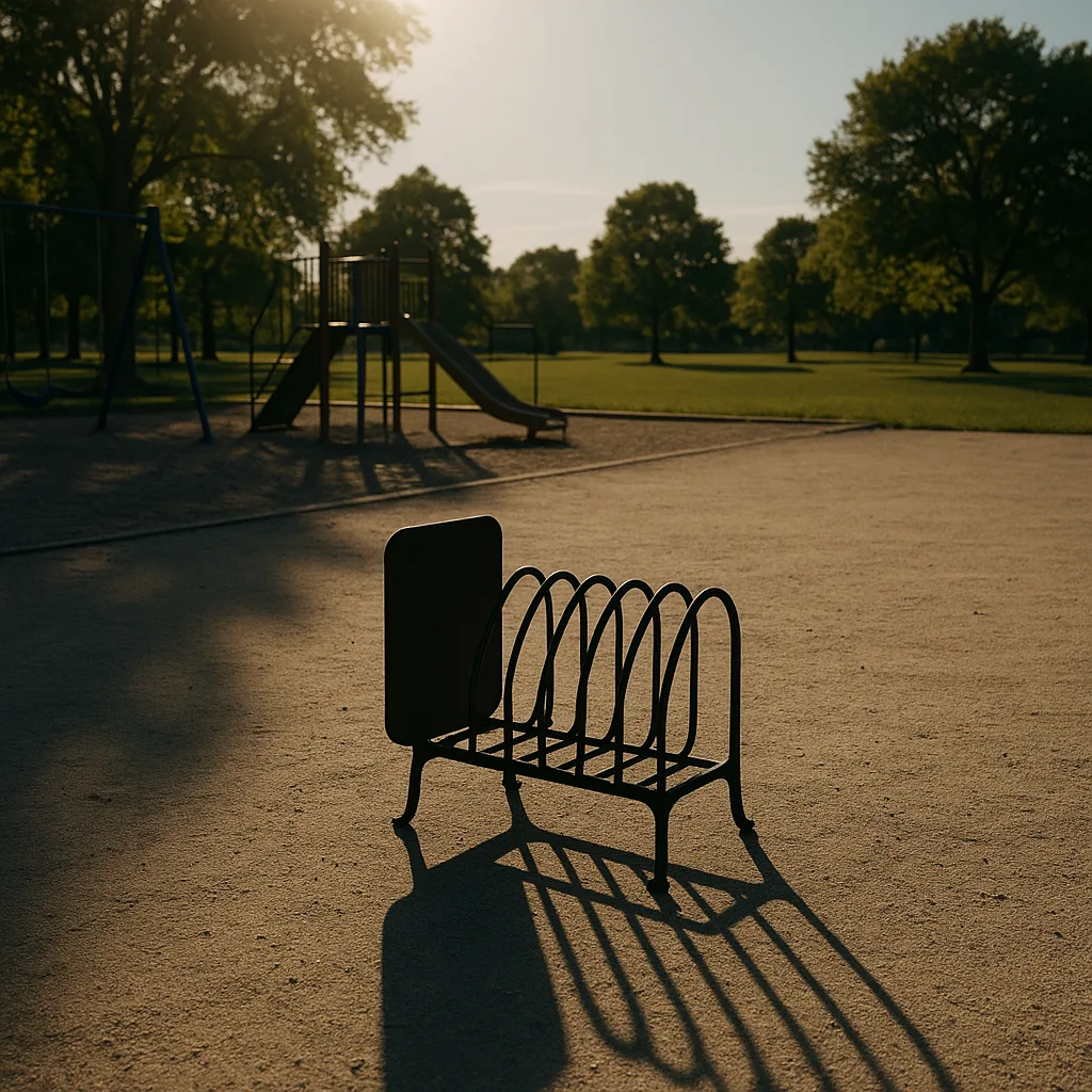 Lone Wrought Iron Plate Rack