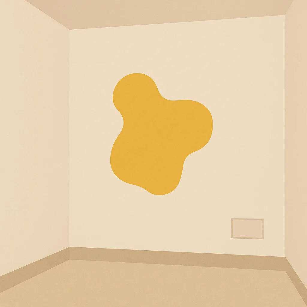 Minimalist Illustration of a Pale Beige Wall