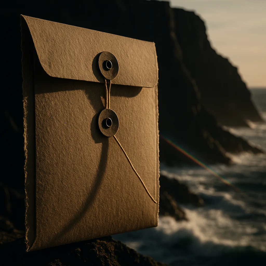 Single Kraft Brown Recycled Paper Envelope