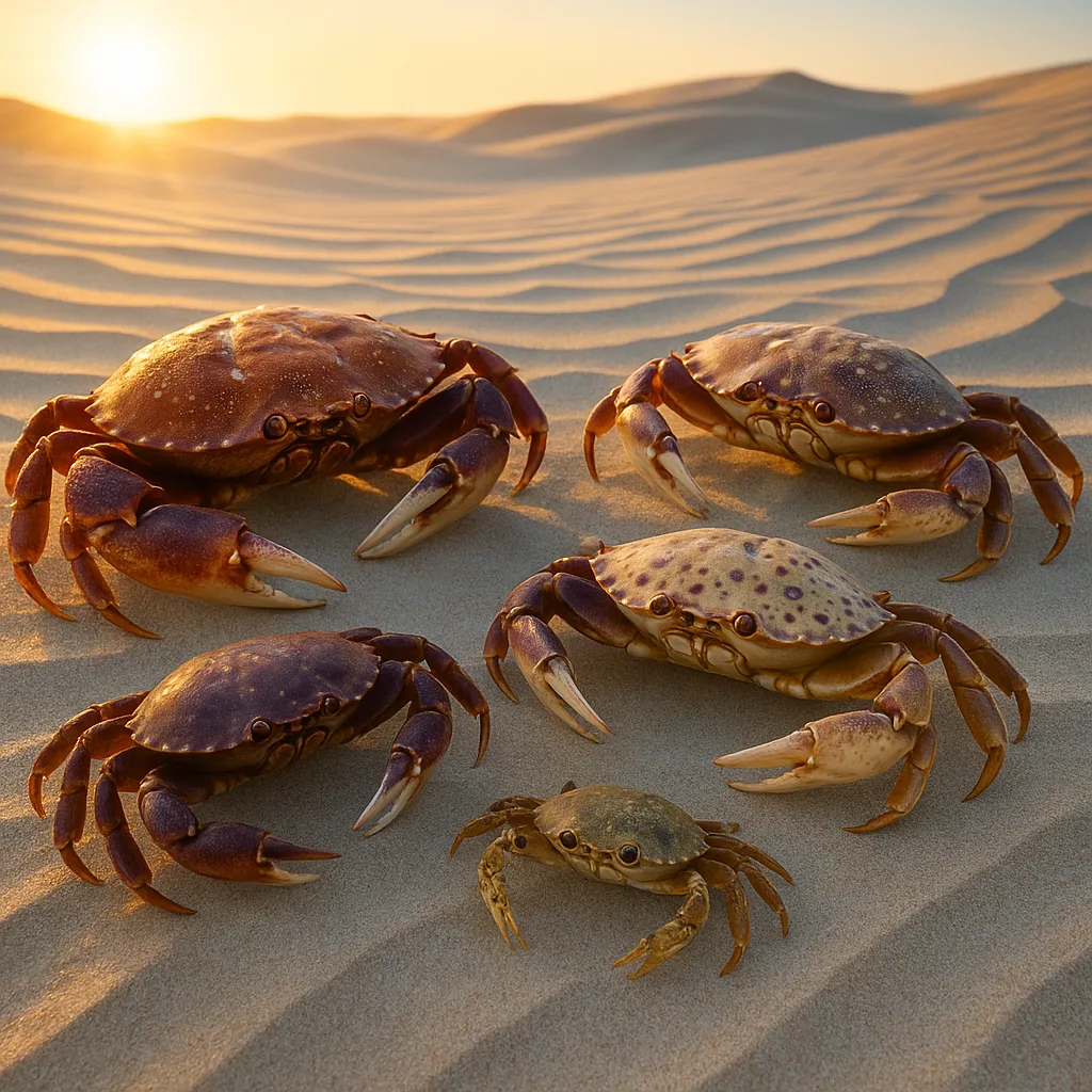 Across Vast Sand Dunes Rippled by Wind at Sunset