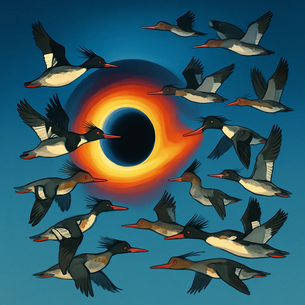 Artistic Representation of a Black Hole