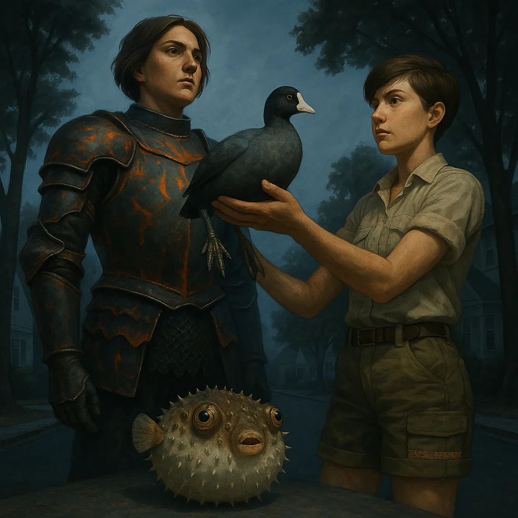 Joan of Arc-inspired Figure of Ambiguous Gender