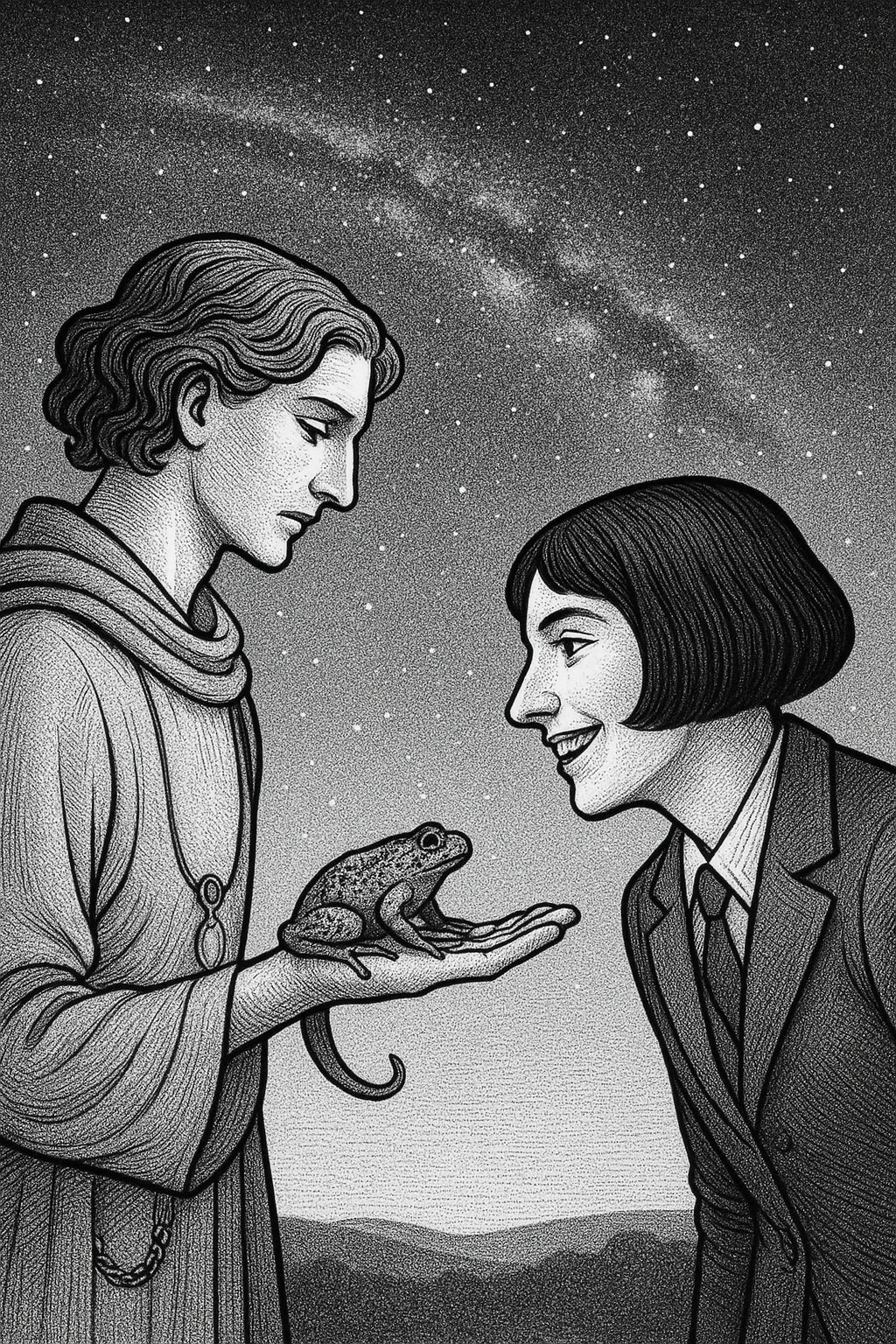 Androgynous Mythic Figure