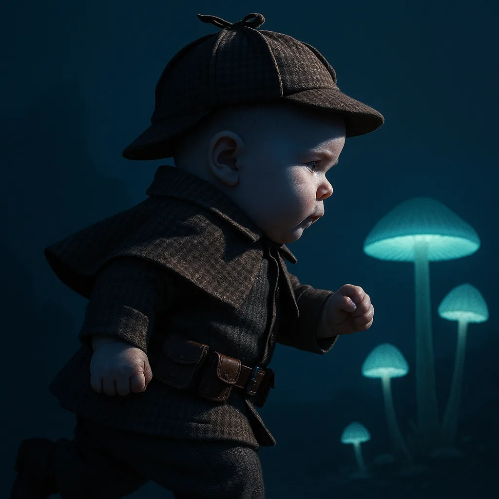 Infant Embodying a Miniature Sherlock Holmes Archetype