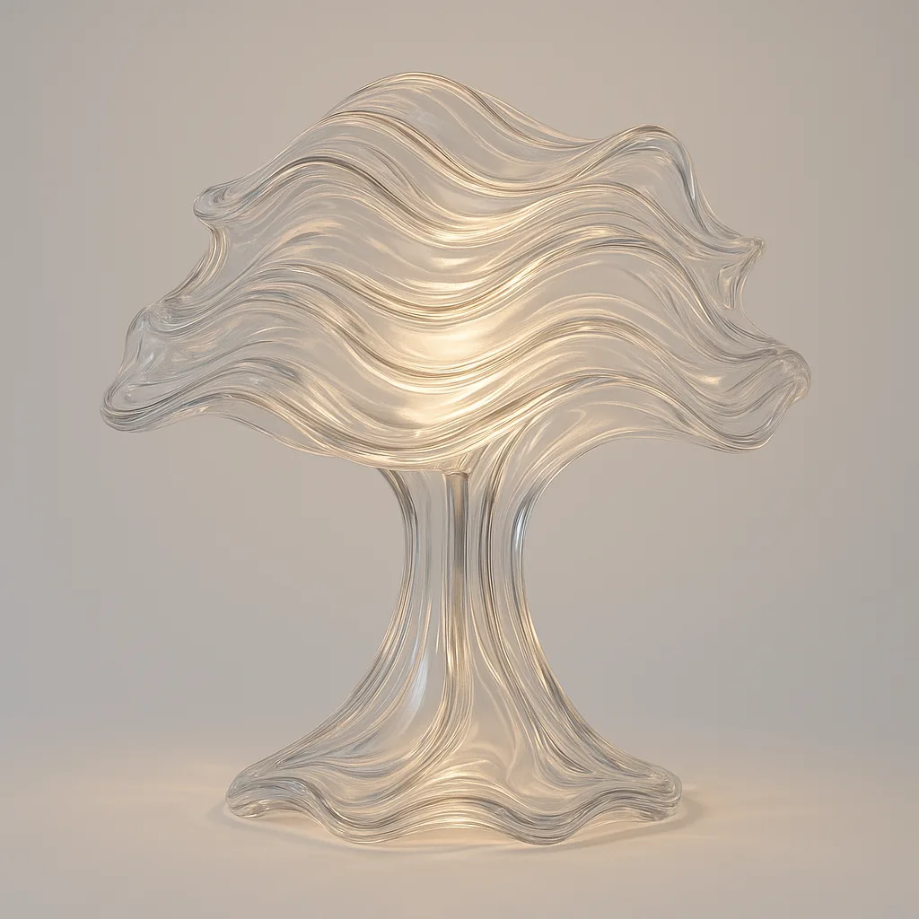 Transparent Glass Lamp That Takes Inspiration