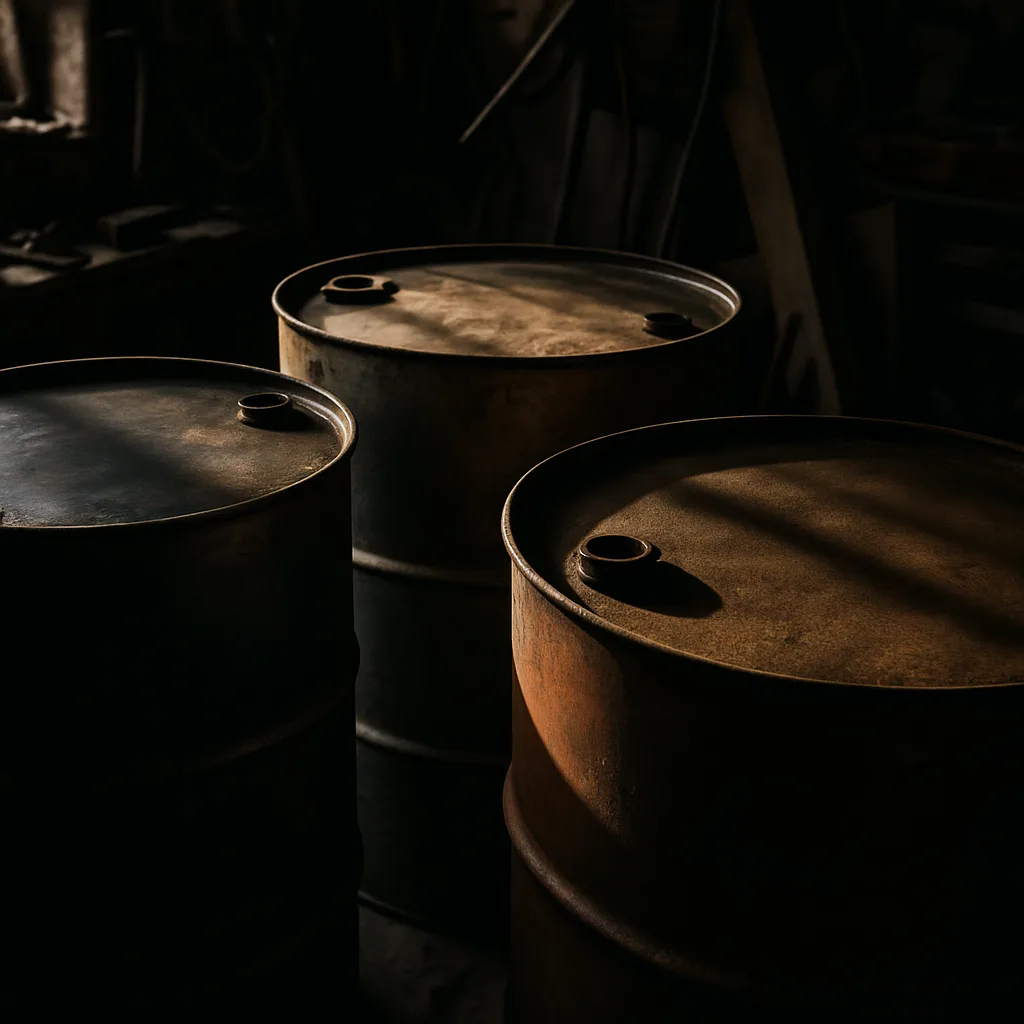 Three Varied Steel Drums