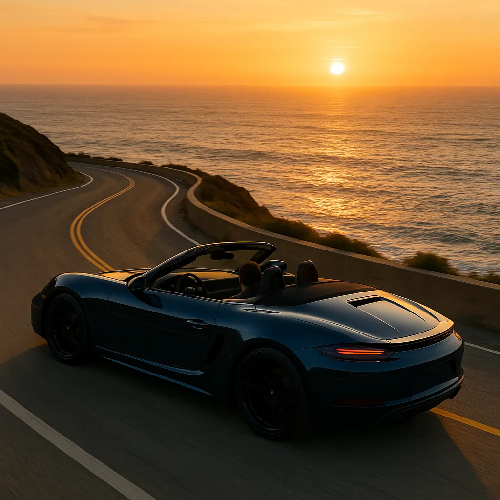 Stylish Convertible Sports Car