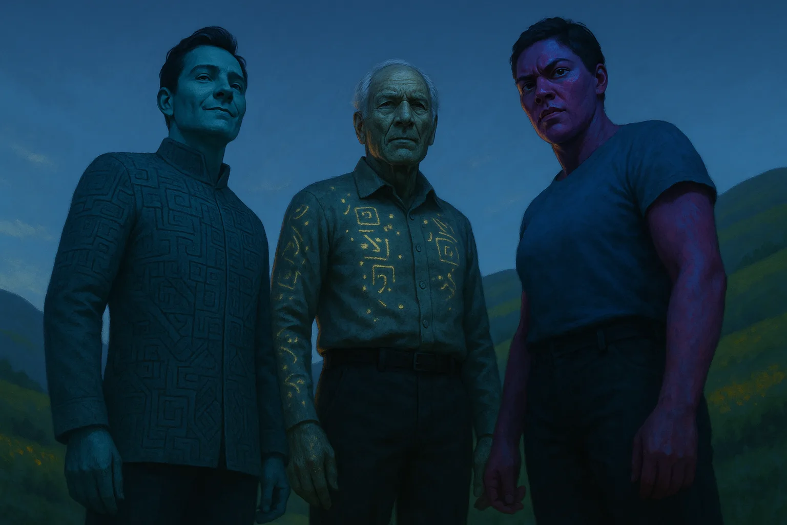 Three Imposing Figures