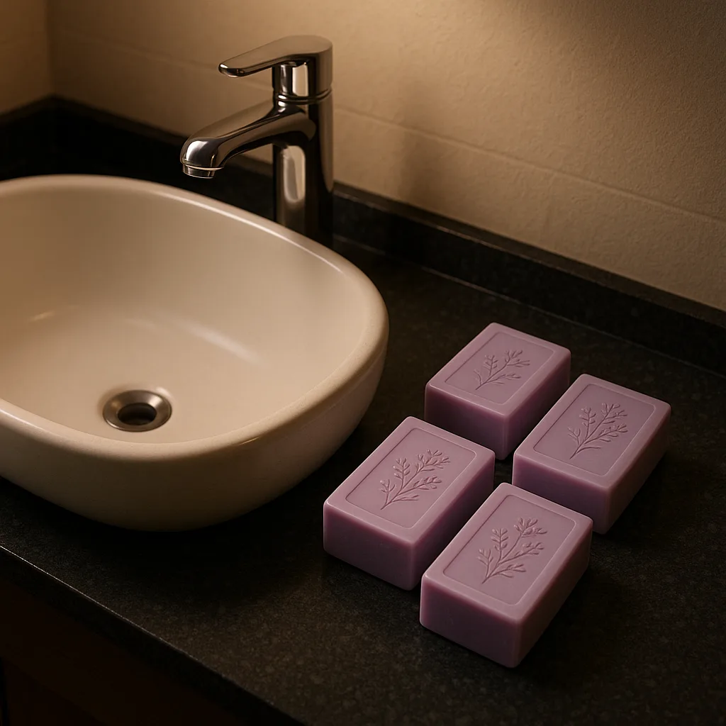 Serene and Immaculate Atmosphere Fills the Bathroom
