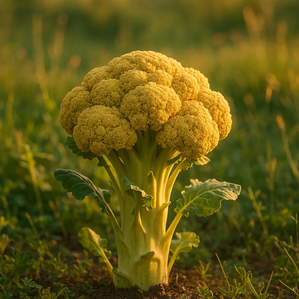 Broccoli with a Golden Tint