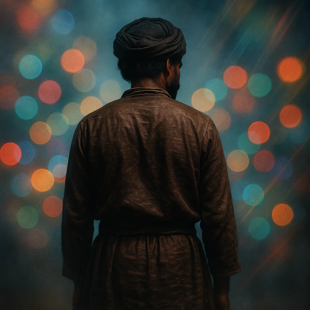 Solitary Figure of South Asian Descent