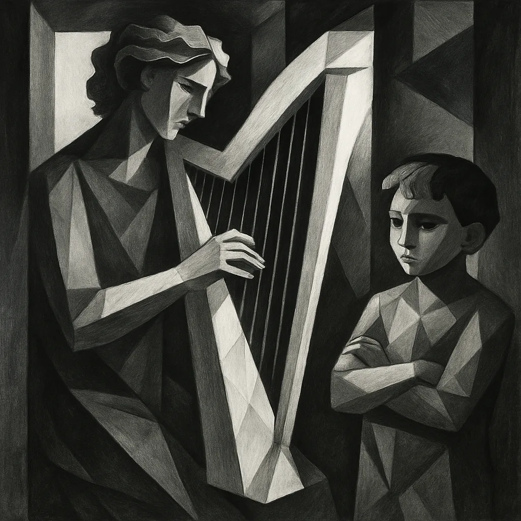 Through a Stark Architectural Frame