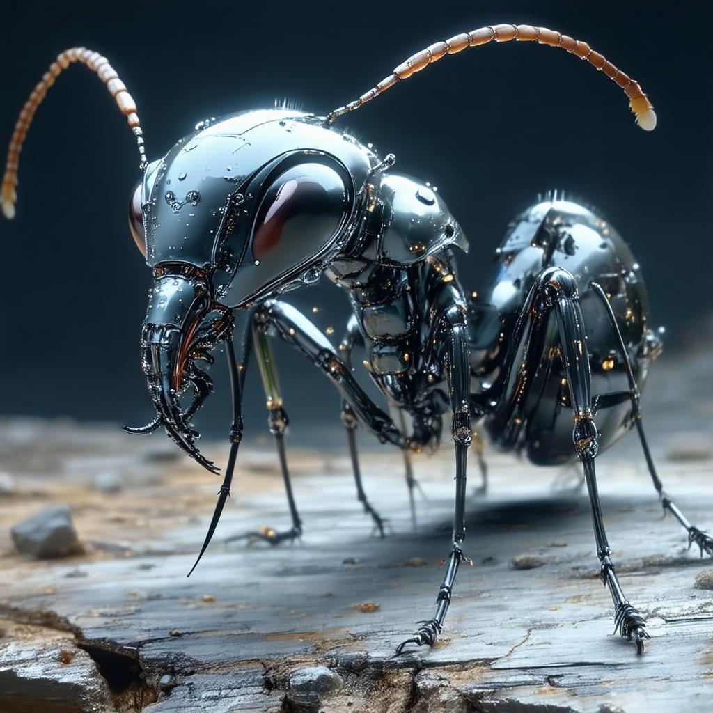 Ant Humanoid in High Contrast T Max Film