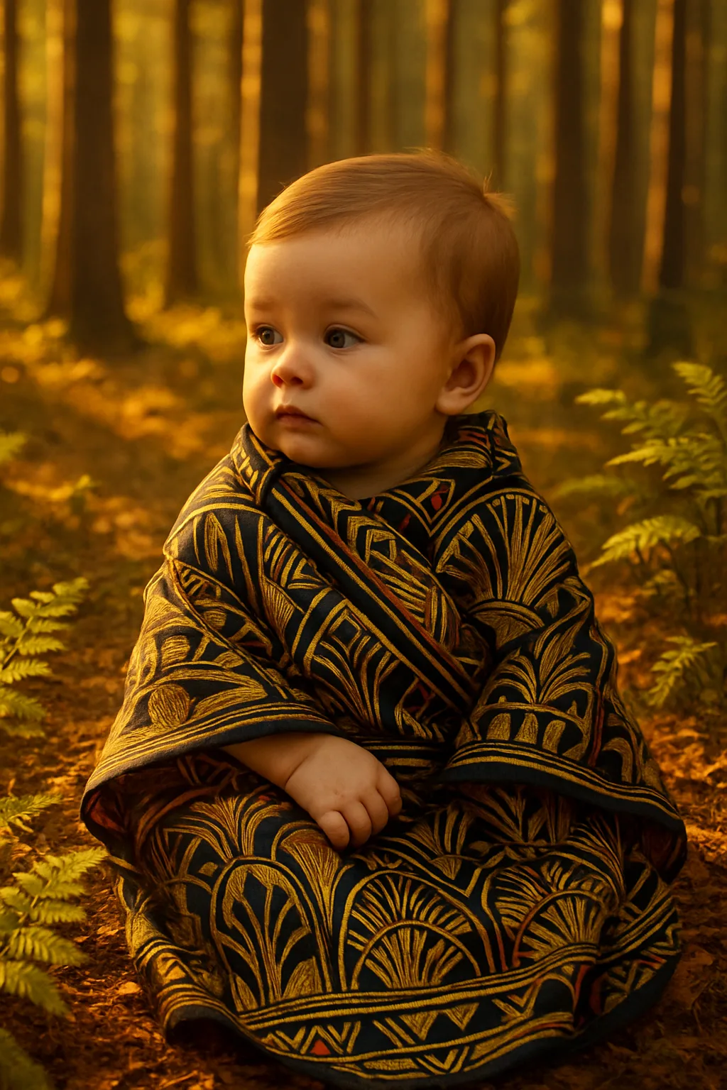 Petite Infant with Light Brown Ash Brown Hair