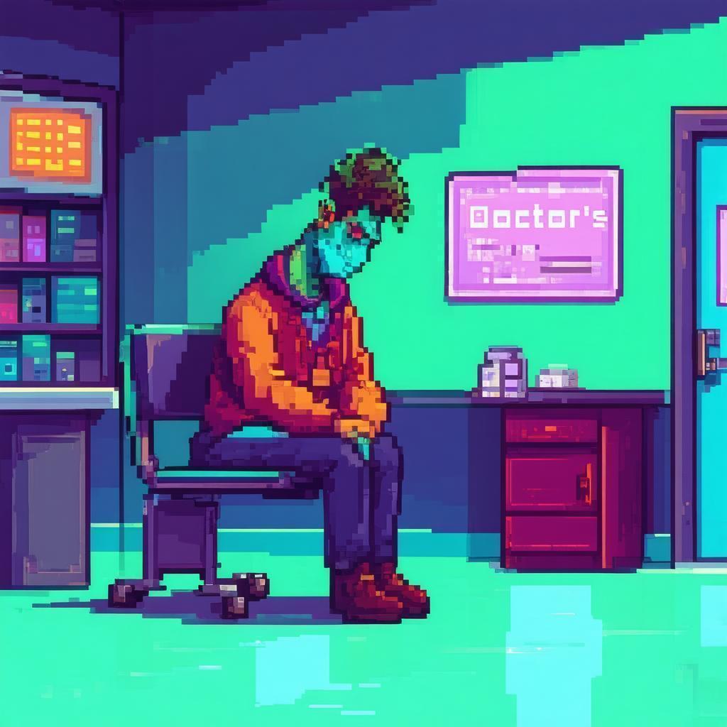 Pixel Fiend Seeking Help at the Doctor's Office