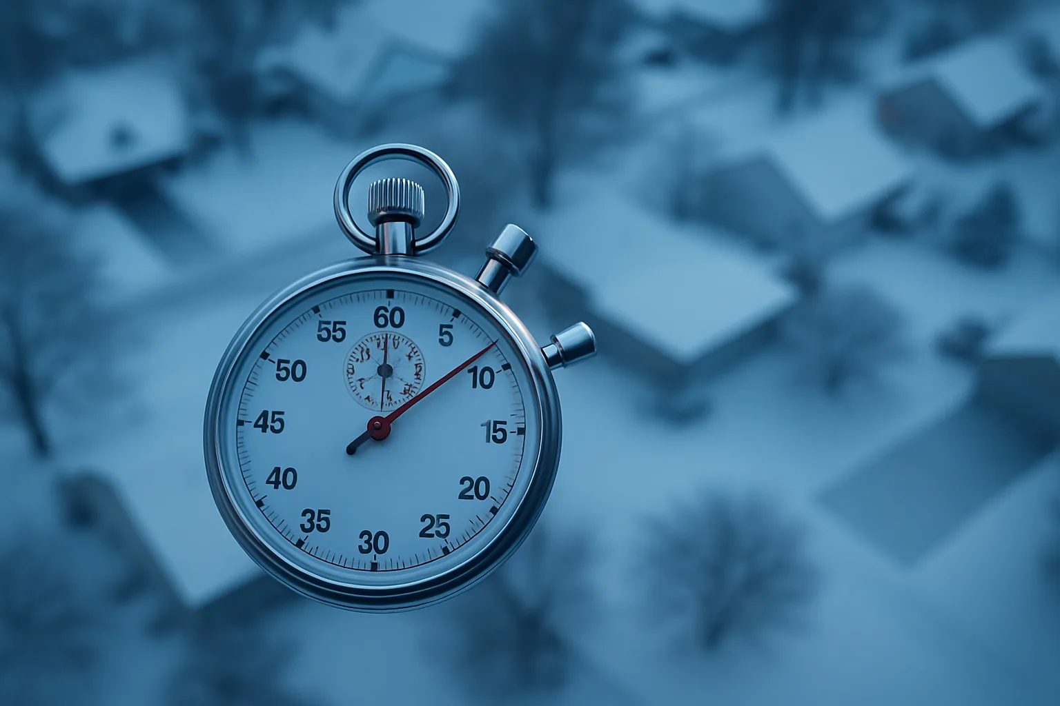 Solitary Classic Round Stopwatch