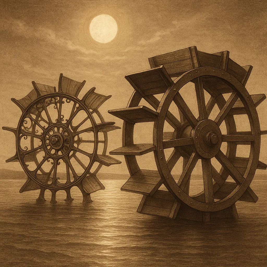 Serene Moonlit Landscape or Seascape