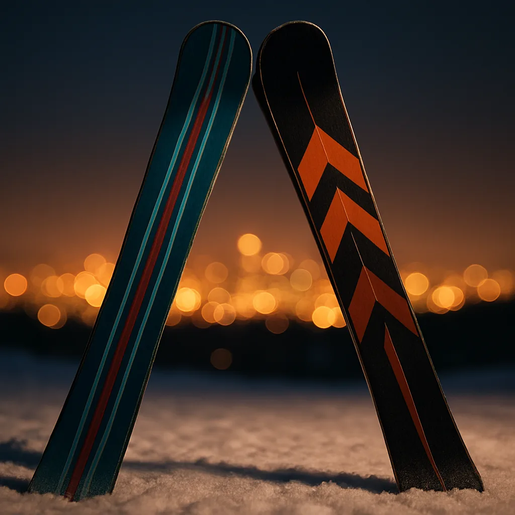 Two Diverse Skis