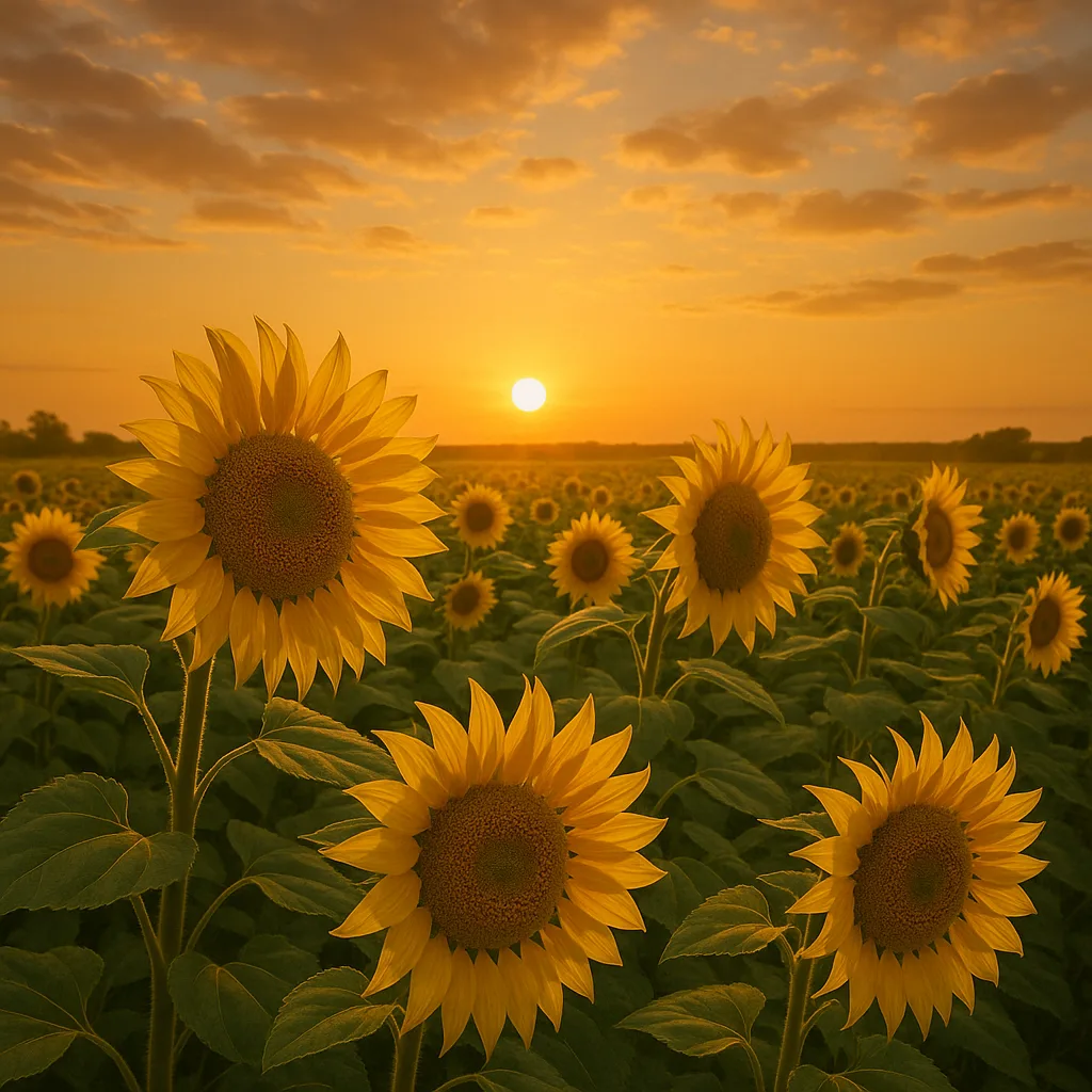 Under a Sky Painted in Golden Hues