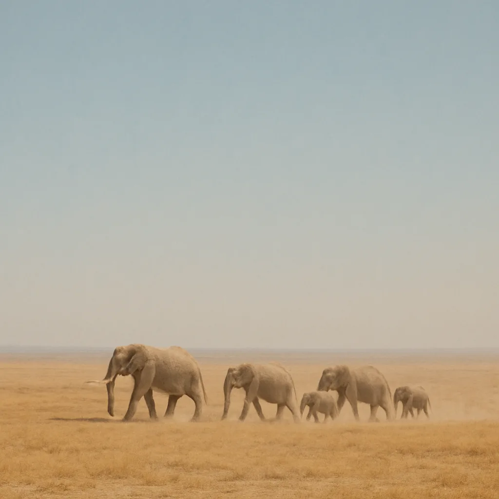 Small Herd of Distant