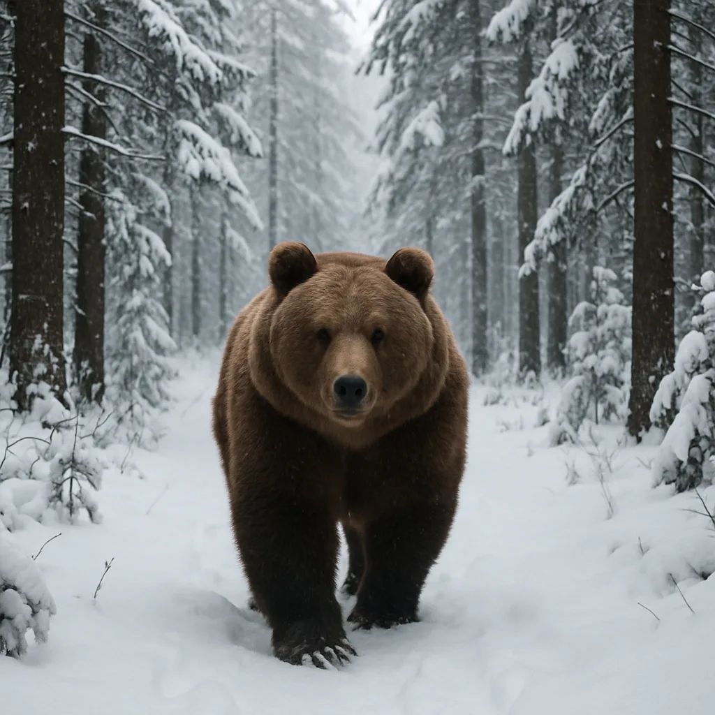 Bear Making its Way