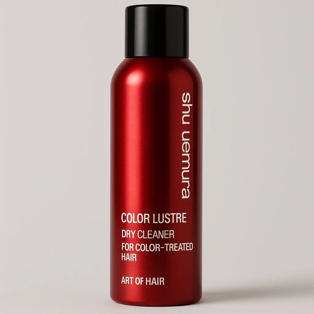 Metallic Red Cylindrical Bottle