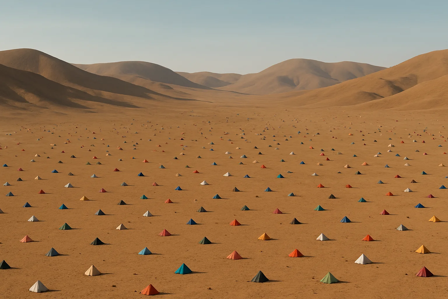 Countless Nomadic Tents