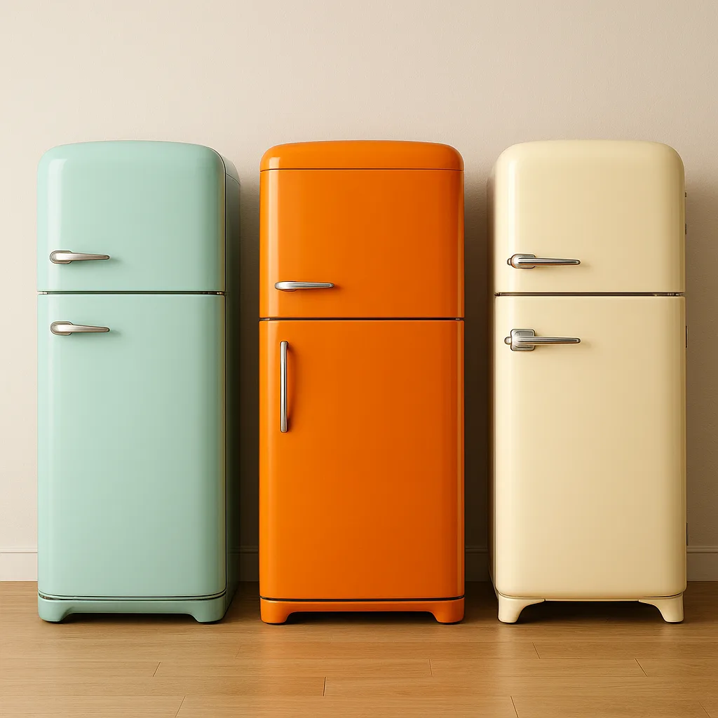 Showcasing Three Refrigerators
