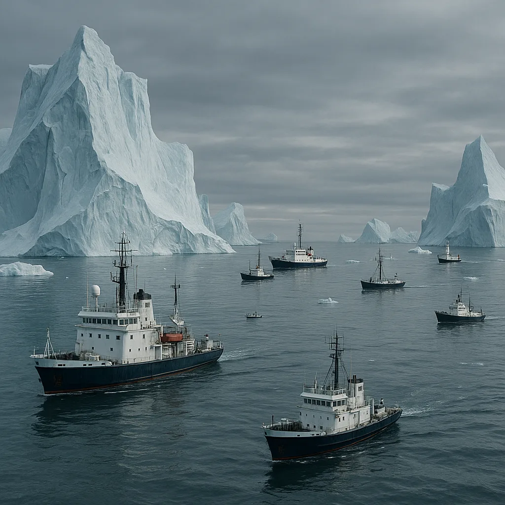 Scattered Flotilla of Research Vessels