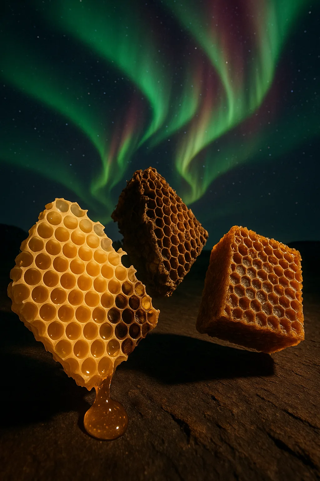 Under a Vibrant Aurora Borealis Where