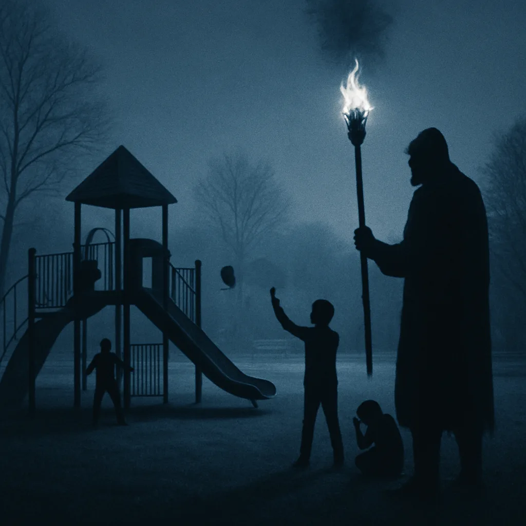 Community Playground in a Park