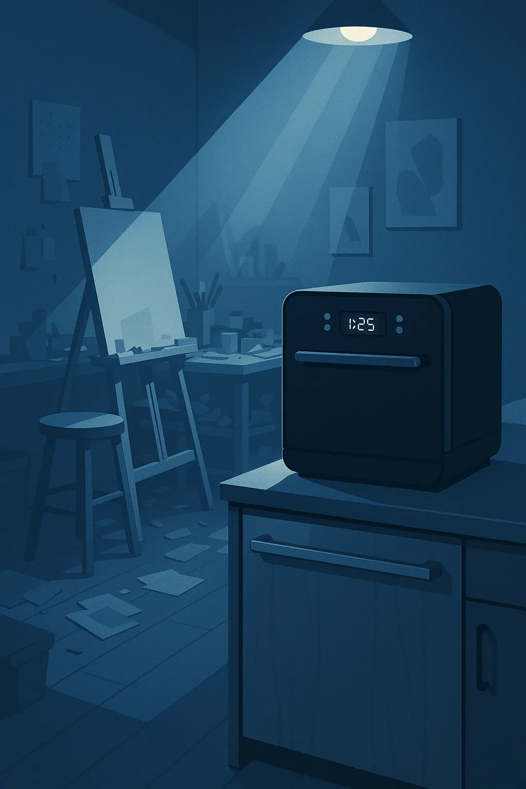 Cluttered But Charming Artist Studio Corner