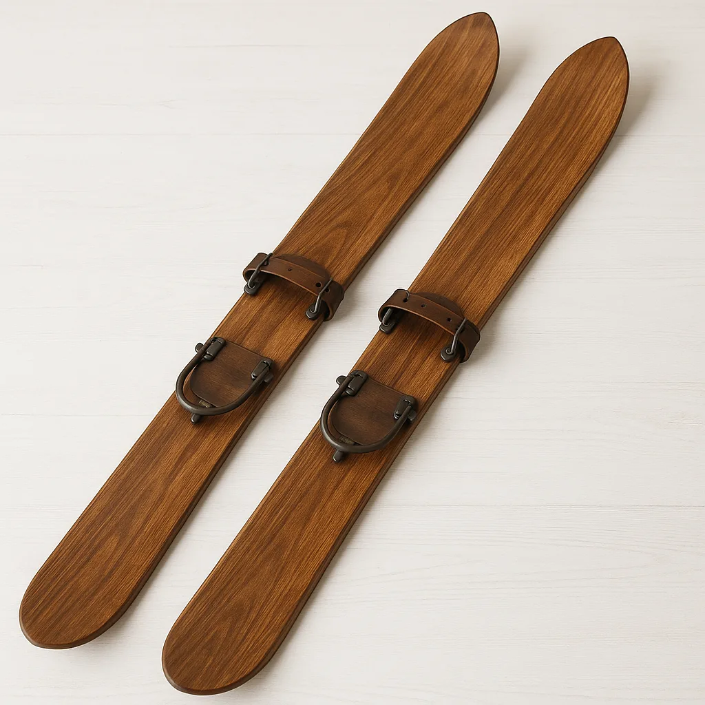 Skis Made of Wood