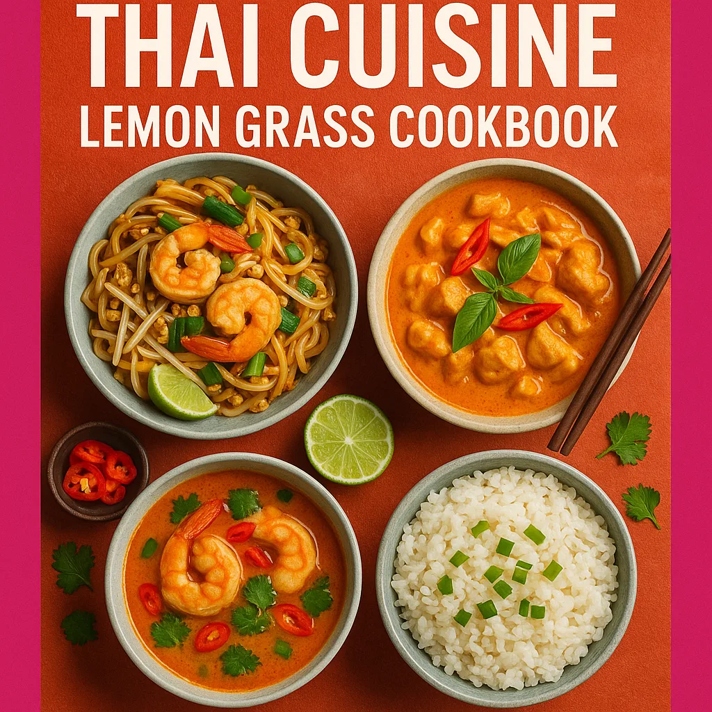 Cover of a Cookbook Titled 'Quick & Easy Thai Cuisine