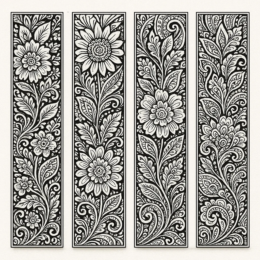 Four Uniquely Designed Bookmarks