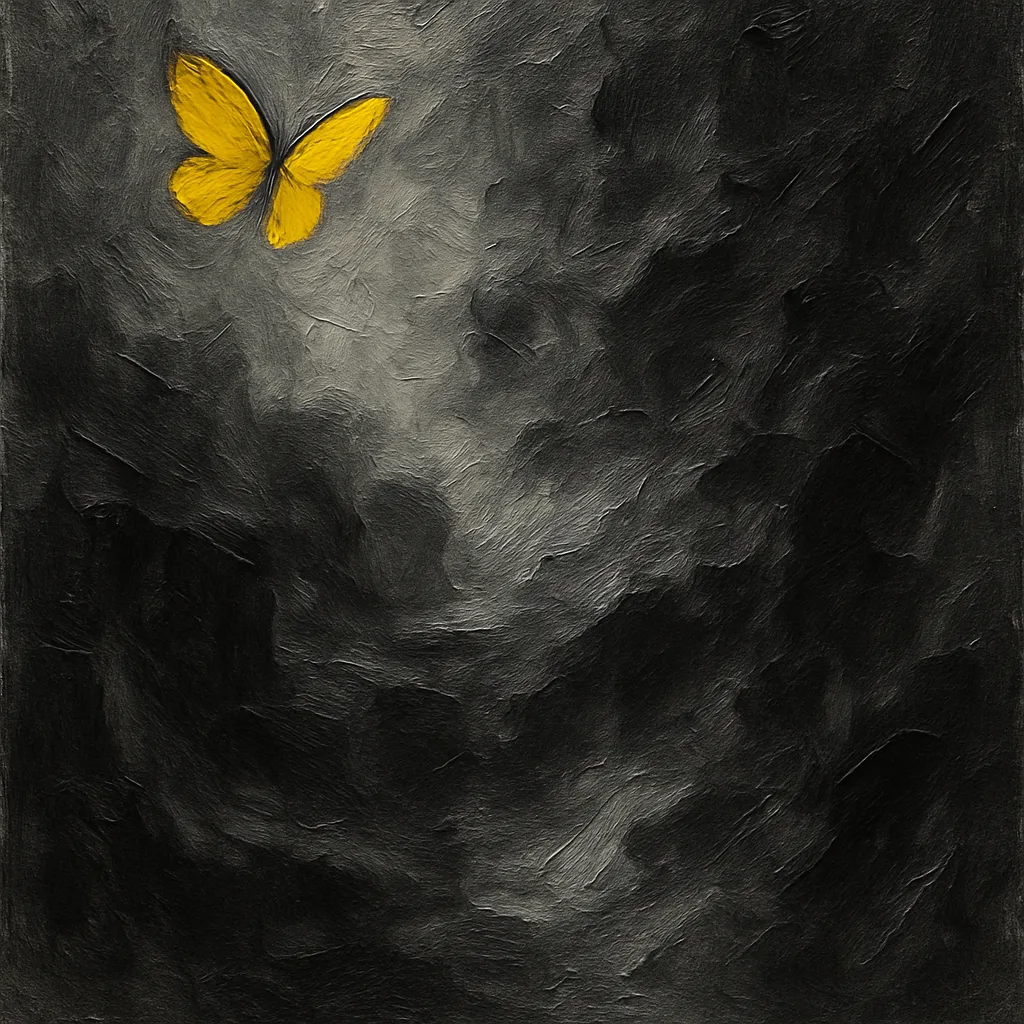 Striking Artwork Dominated by Tones of Gray and Charcoal