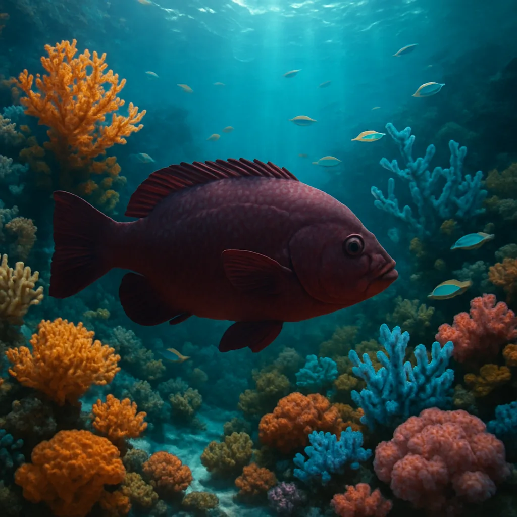 Amidst a Vibrant Underwater World