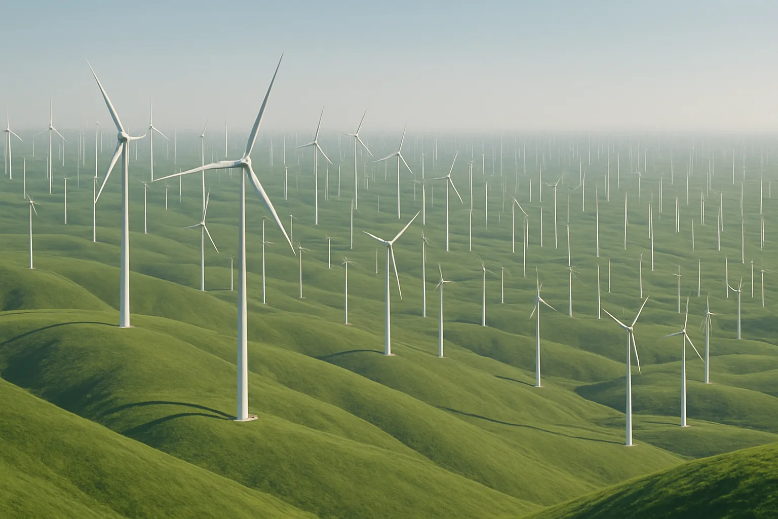 Countless Wind Turbines