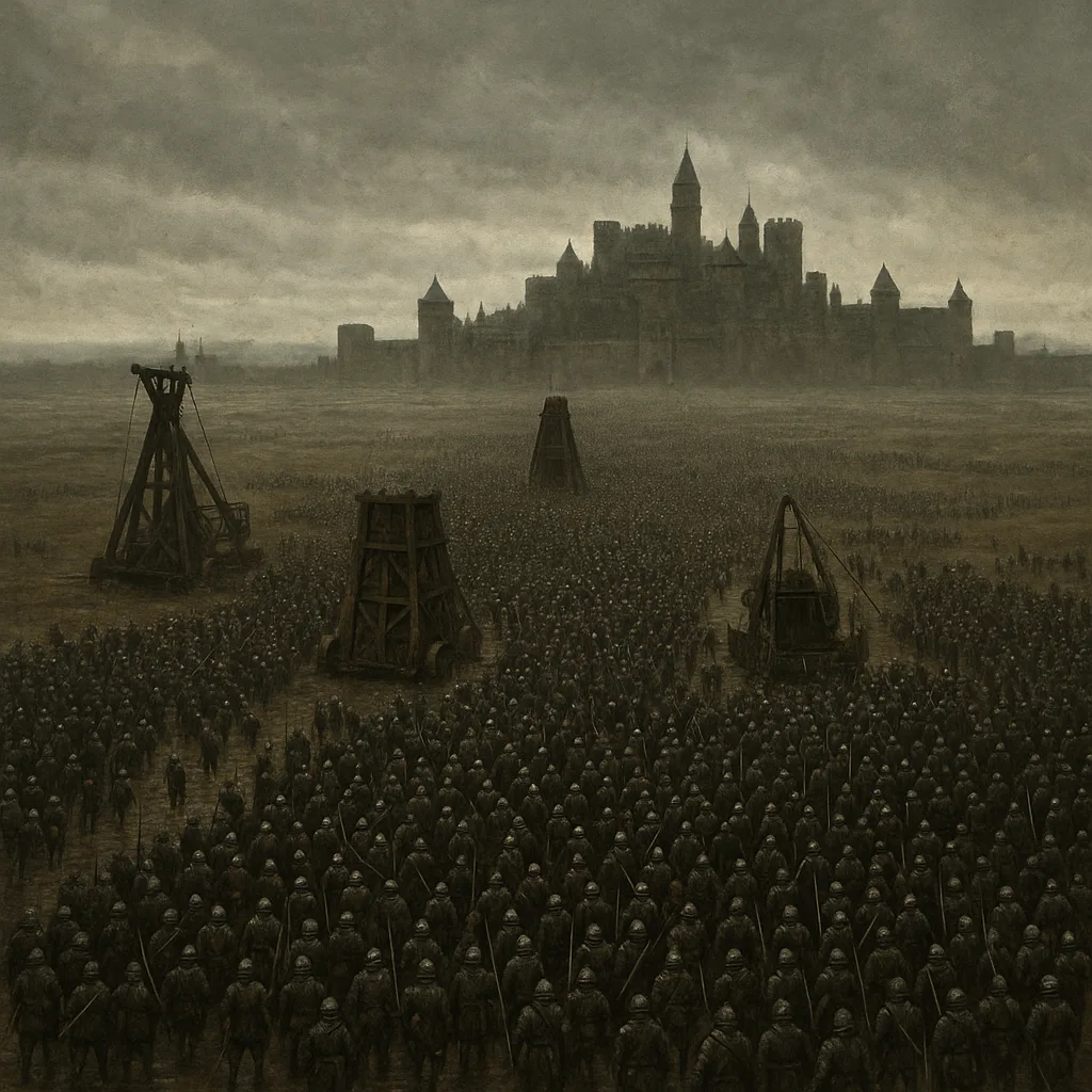 Sprawling Medieval Army