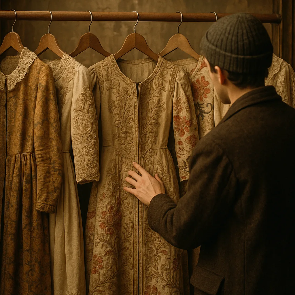 Someone Is Admiring a Selection of Vintage