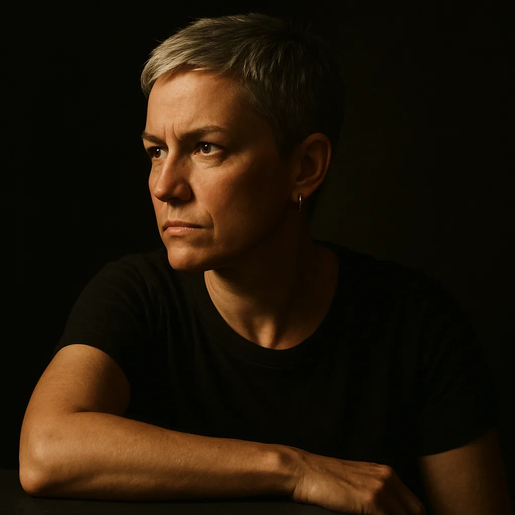 Person with Short Gray Hair