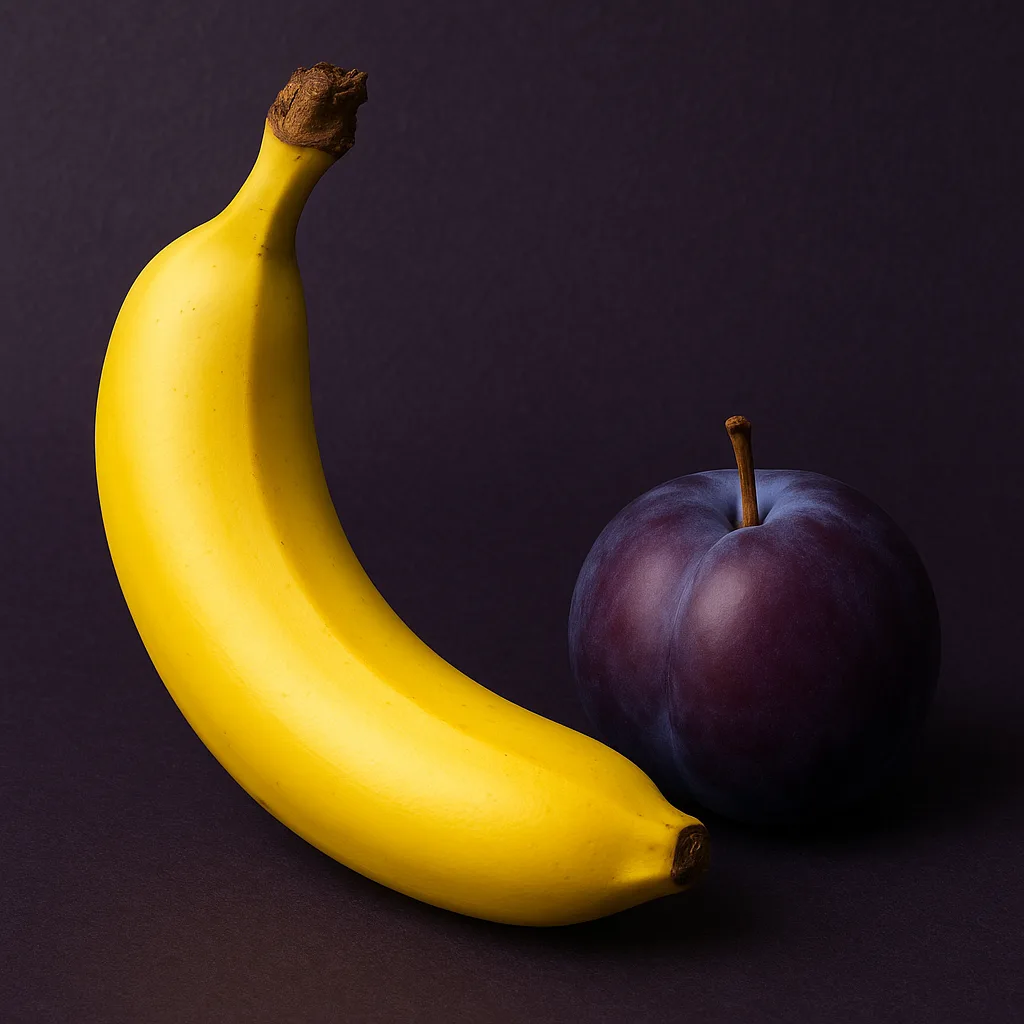 Velvety Purple Plum Stood
