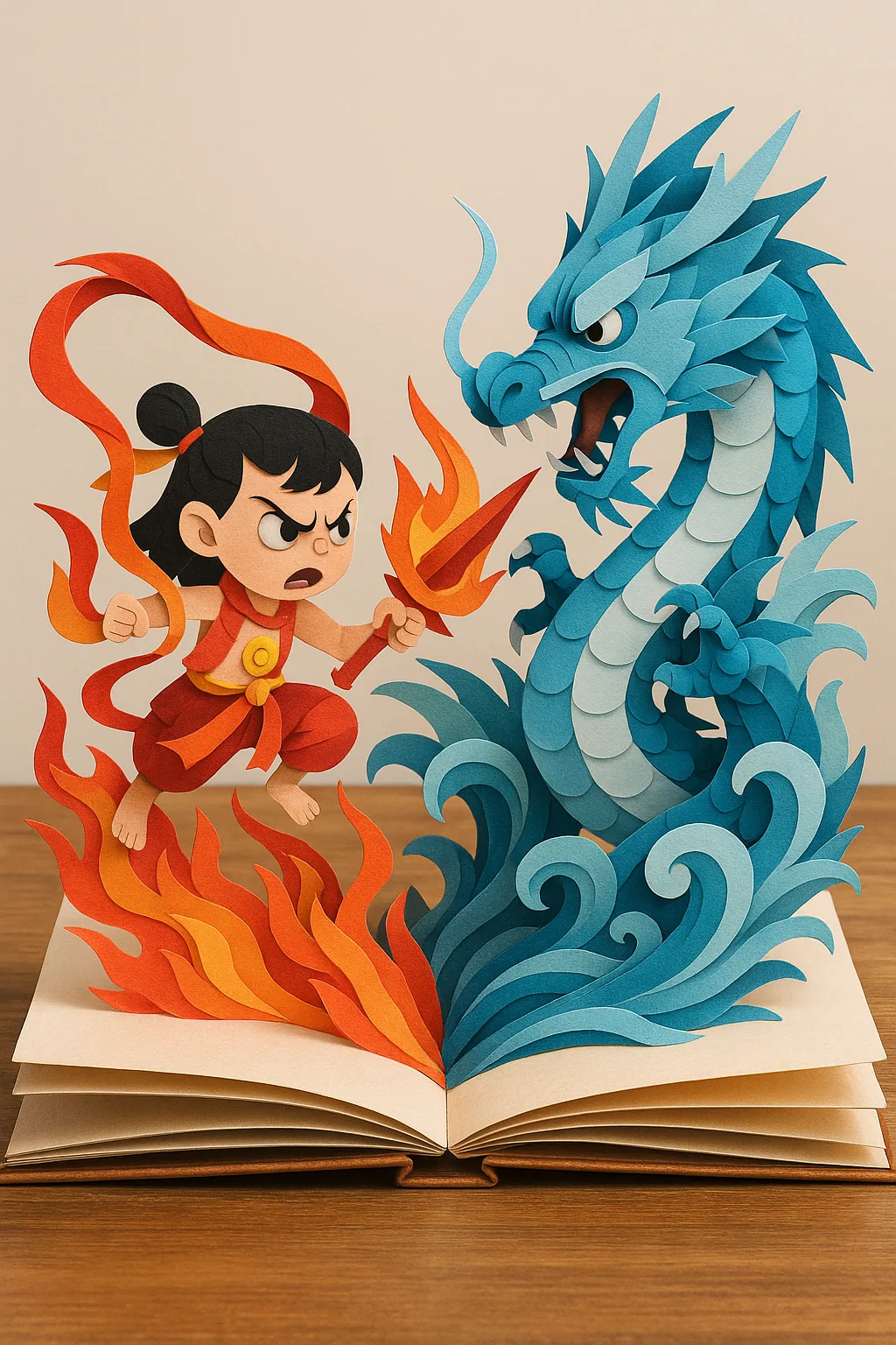 Meticulously Crafted Foldable Paper Sculpture Pop-up Book Rests